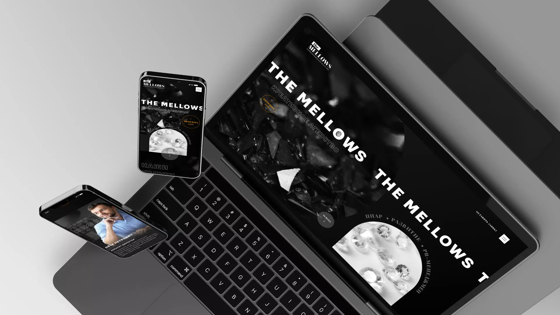 Разработка сайта креативного агентства «The Mellows» в Шумерле