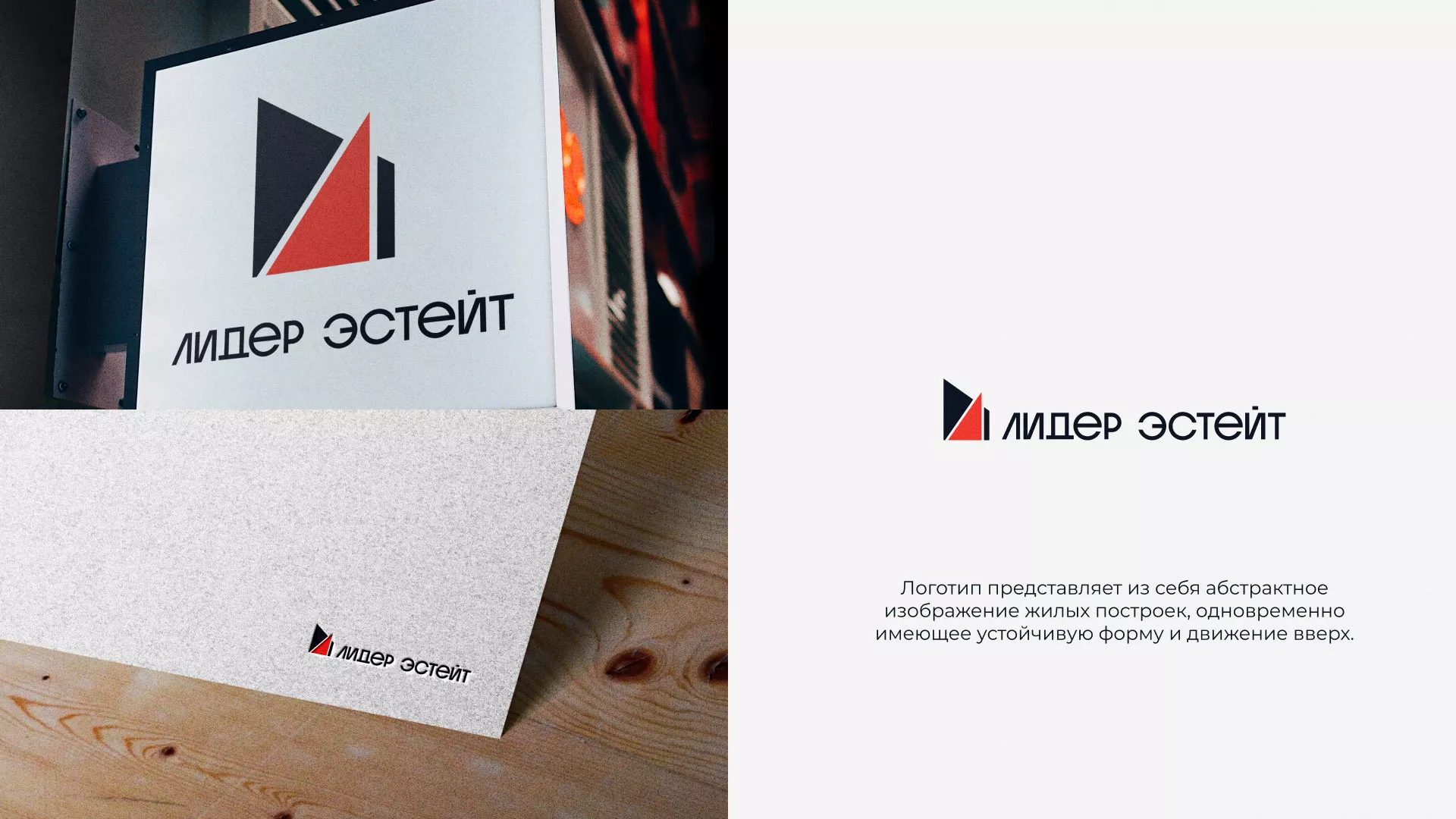 Сделали логотип для агентства недвижимости «Лидер Эстейт» в Шумерле